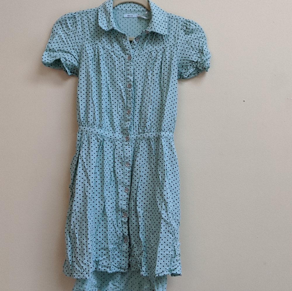 Kimchi Blue Mint Green Polka Dot Dress - XS - Picture 7 of 8